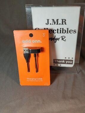 Add Onn. 3 foot USB Charger Cable for Fitbit Inspire HR New Sealed